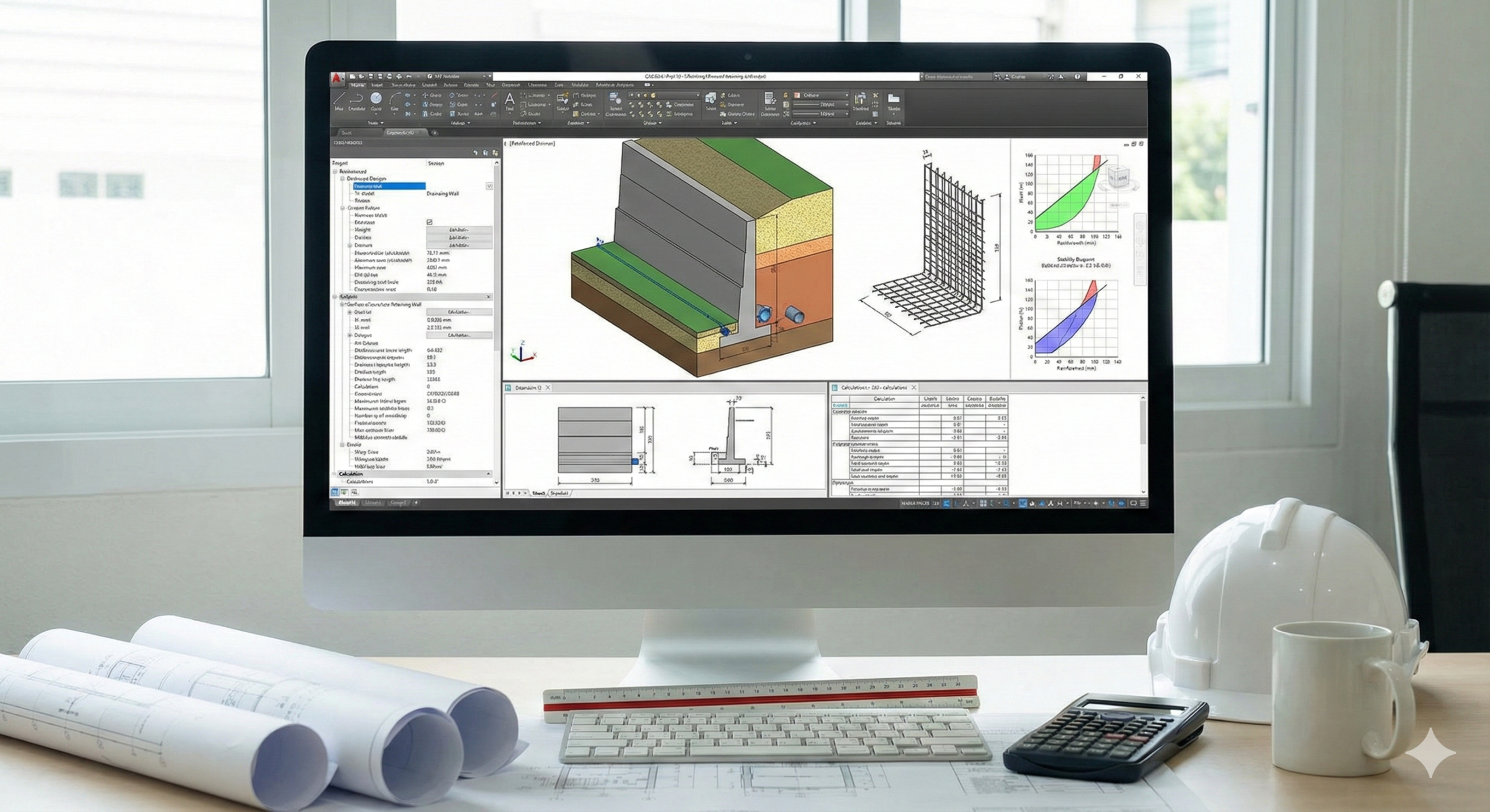 Projeto de Muro de Arrimo