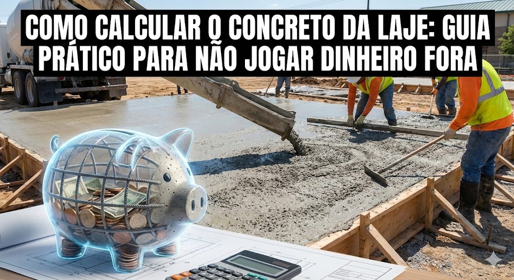 Como calcular o concreto da laje Guia prático para não jogar dinheiro fora